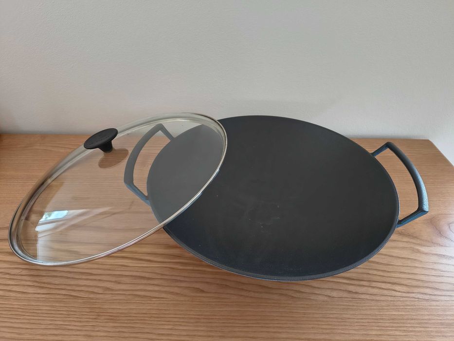 Wok żeliwny Le Cruset
