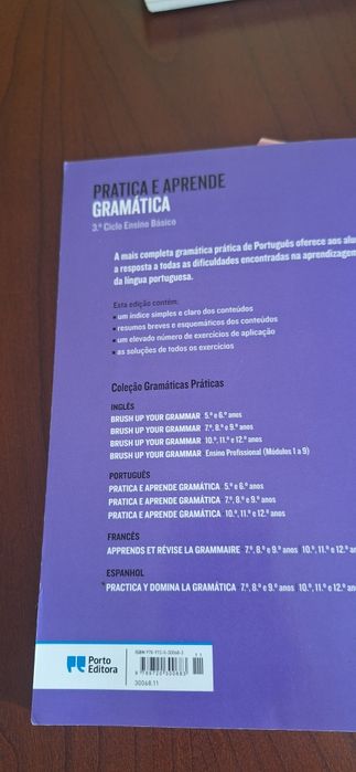 Gramática prática de português 3 ciclo manual escolar