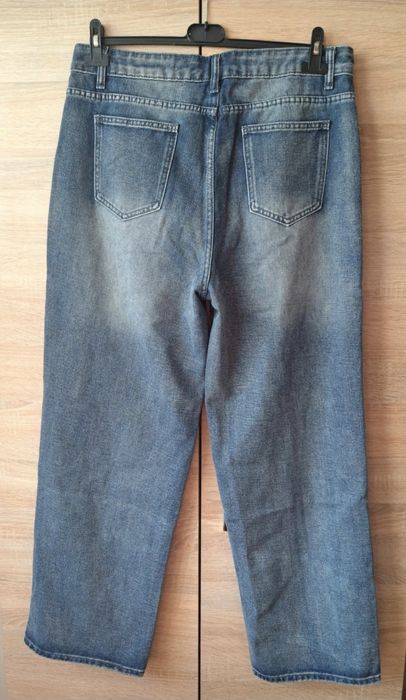 Szerokie spodnie jeansowe XL