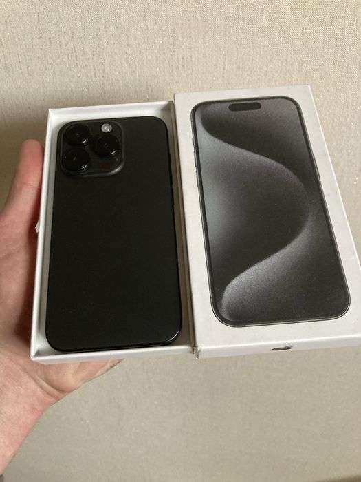 Продам iPhone 15 pro Black Titanium 128gb 88%  5 помилок