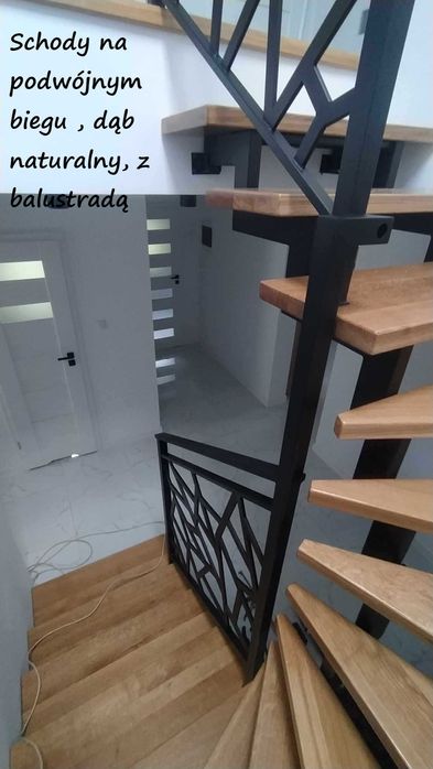 Schody metalowe wewnętrzne, klasyczne, nowoczesne, balustrady