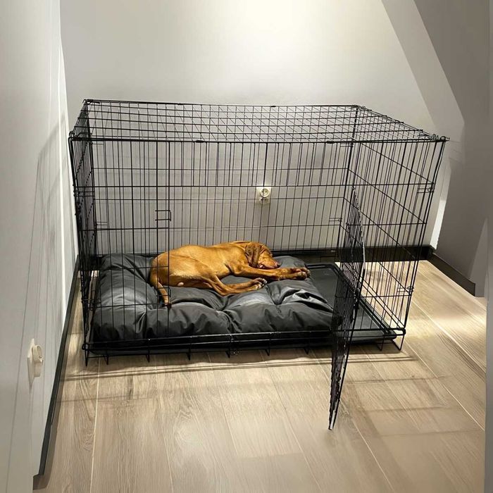 KLATKA dla psa METALOWA zamykana kojec PREMIUM solidna konstrukcja 3XL