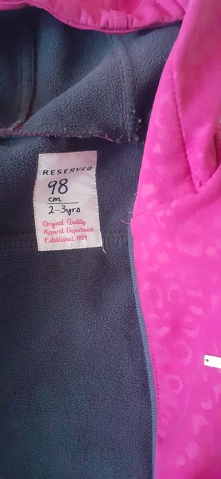Kurtka softshell 98 reserved