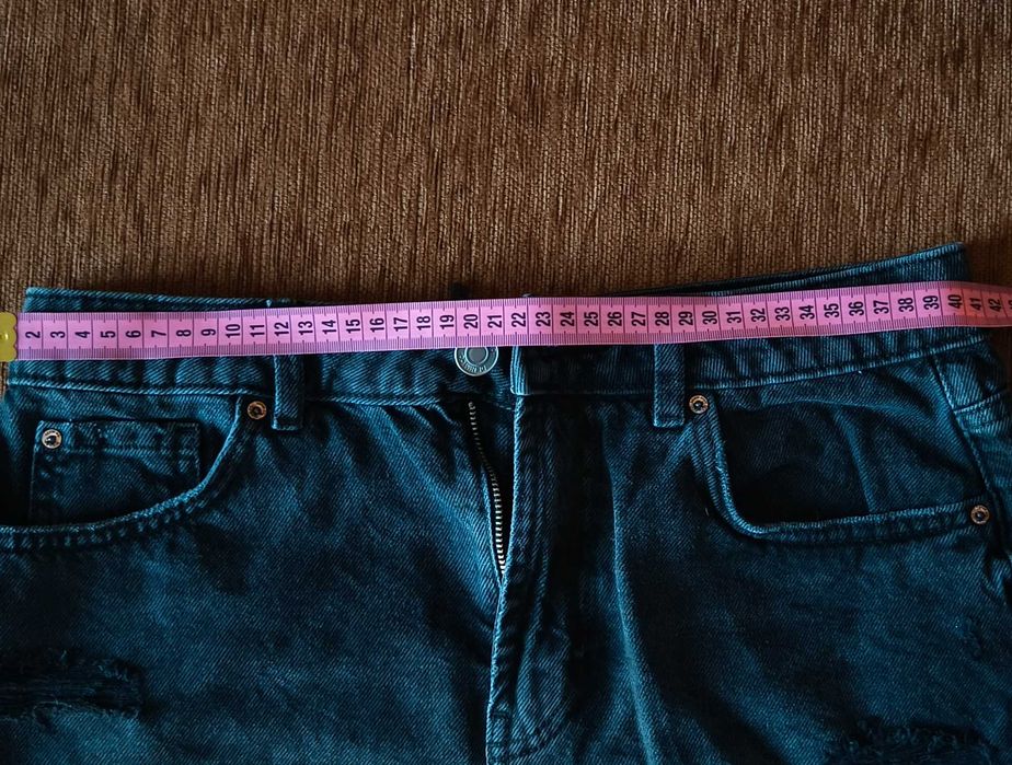 Черные джинсовые шорты м primark