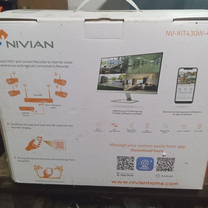 Kit de videovigilância