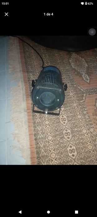 Luz para bola de cristal rotativa