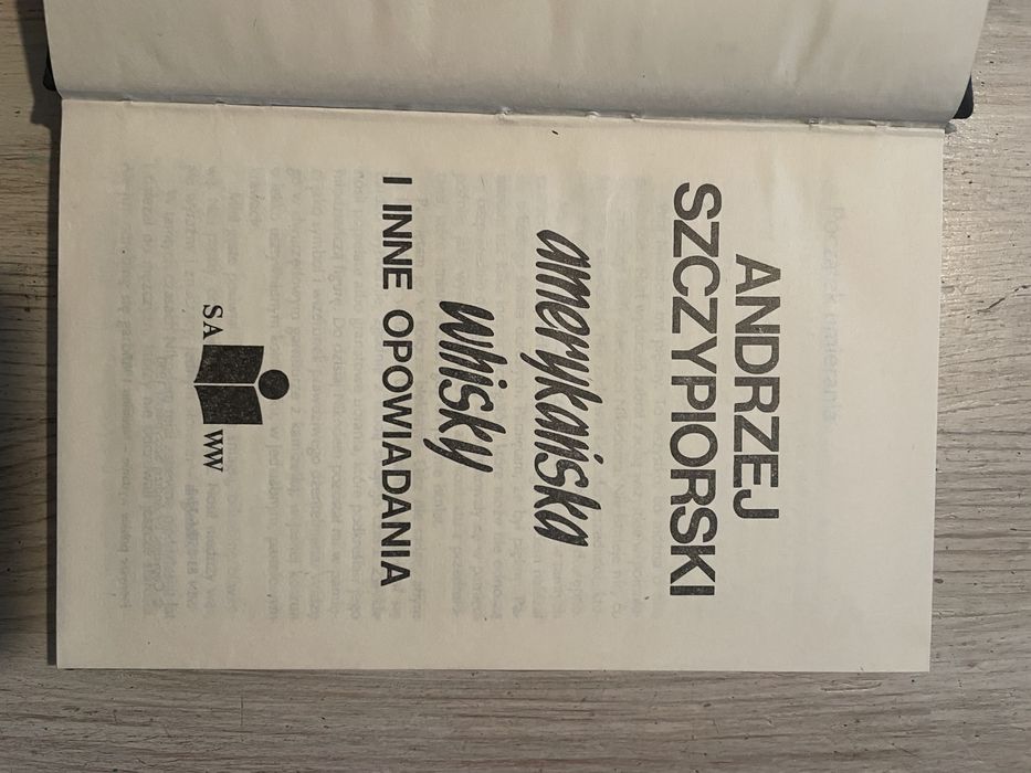 Amerykańskie whisky - A. Szczypiorski