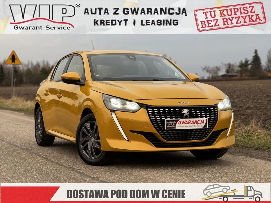 Peugeot 208 TYLKO 47 tys.km navi / PISEMNA GWARANCJA w cenie / Transport / KREDYT