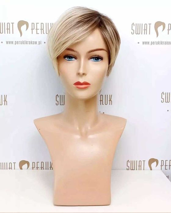 Peruka krótka z włosów syntetycznych OLKUSZ