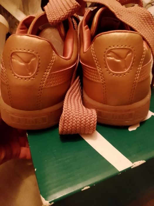 Дешево! Новые кеды Puma Basket Heart Copper Rose Оригинал Размер 38.5 стелька 25.5 см. Кросівки кеди
