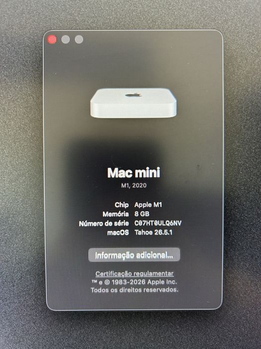Mac Mini M1 2020 8GB