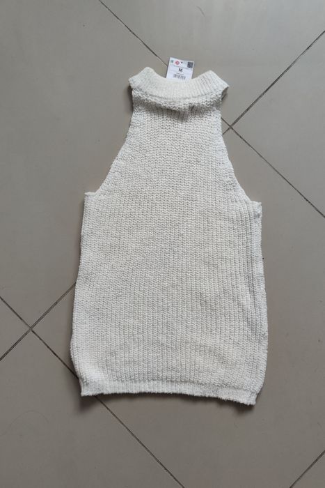 Sweter damski półgolf biały dzianinowy Reserved r. M