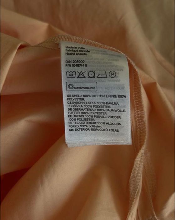 Сукня максі H&M персикова