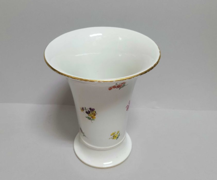 Wazon - krater, ręcznie malowany, MIŚNIA, MEISSEN