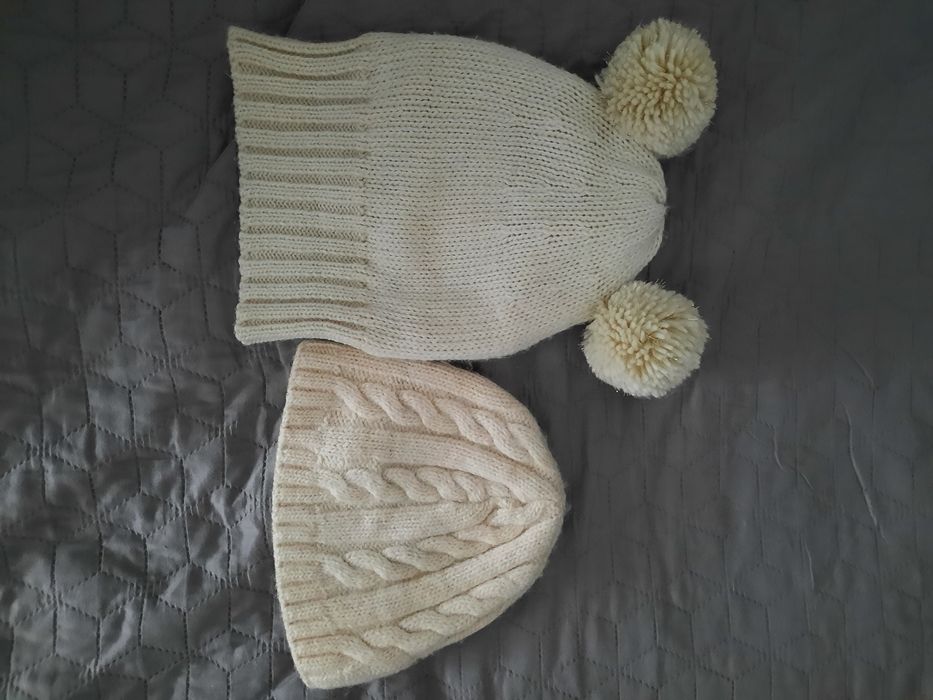 Czapka czapki H&M dla dziewczynki dziewczęce zimowe +rękawice.