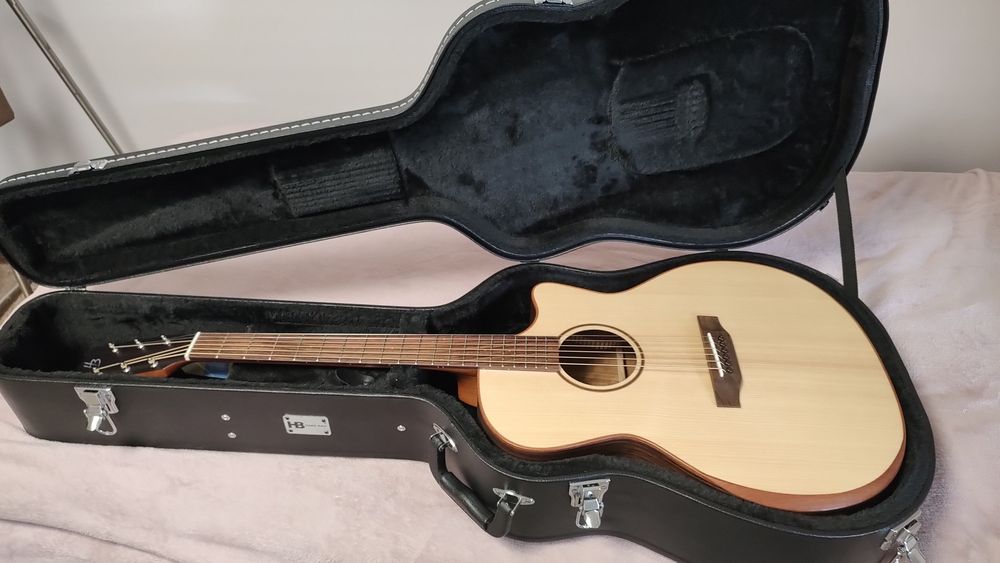 NOWA Harley Benton CLG-70SR CE NAT genialna gitara elektroakustyczna CASE Simply The Best !!