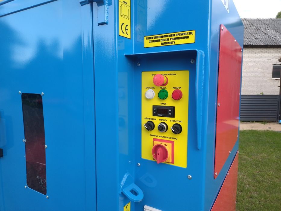 Gratownica bębnowa kaskadowa szlifierka polerka wibracyjna