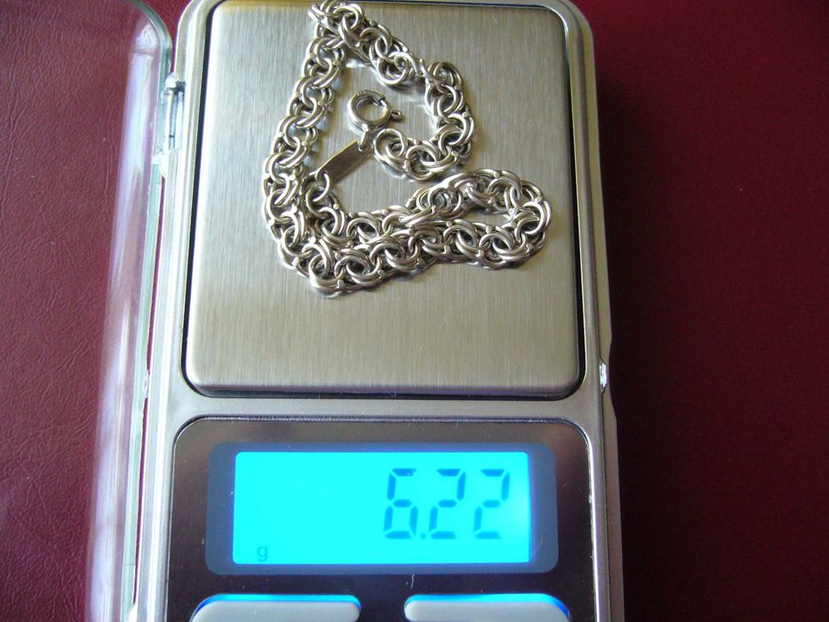 Srebrna bransoletka pr 925, dł. 19 cm