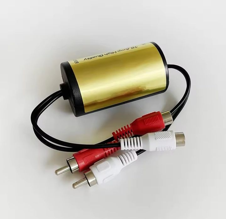 RCA аудіо фільтр шумів / ізолятор контуру заземлення

Антишумовий філь