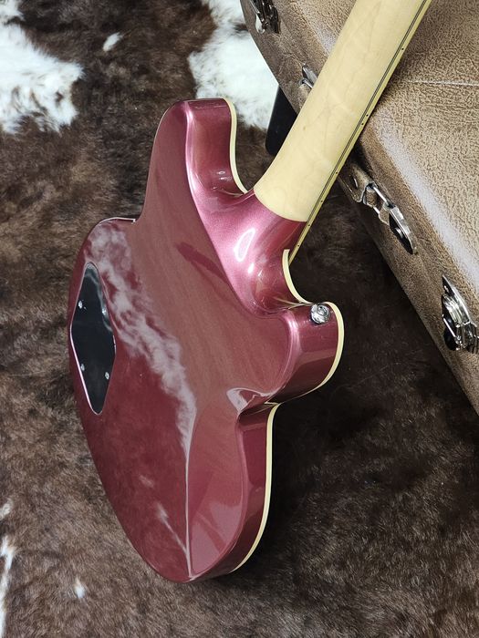 D'Angelico Premier Brighton Oxblood gitara elektryczna double cut
