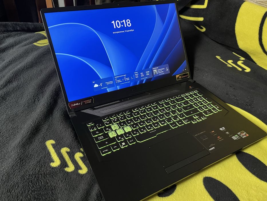 Asus Tuf gaming A17 Ryzen 7 RTX 3050 +подарунок