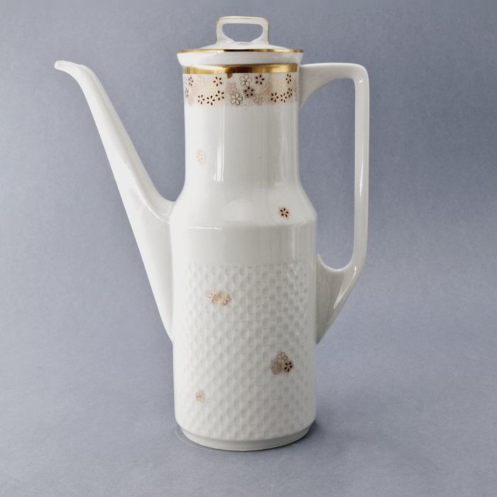 ilmenau przepiękny wysoki dzbanek porcelanowy lata 70-te