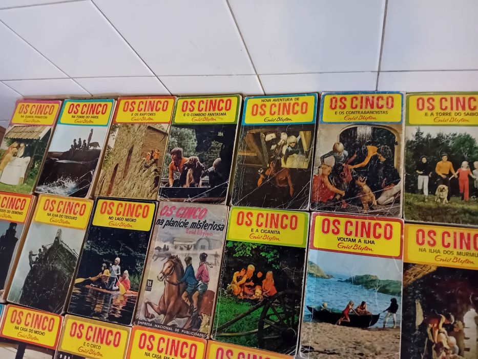 Conjunto de 21 Livros Colecção Os Cinco