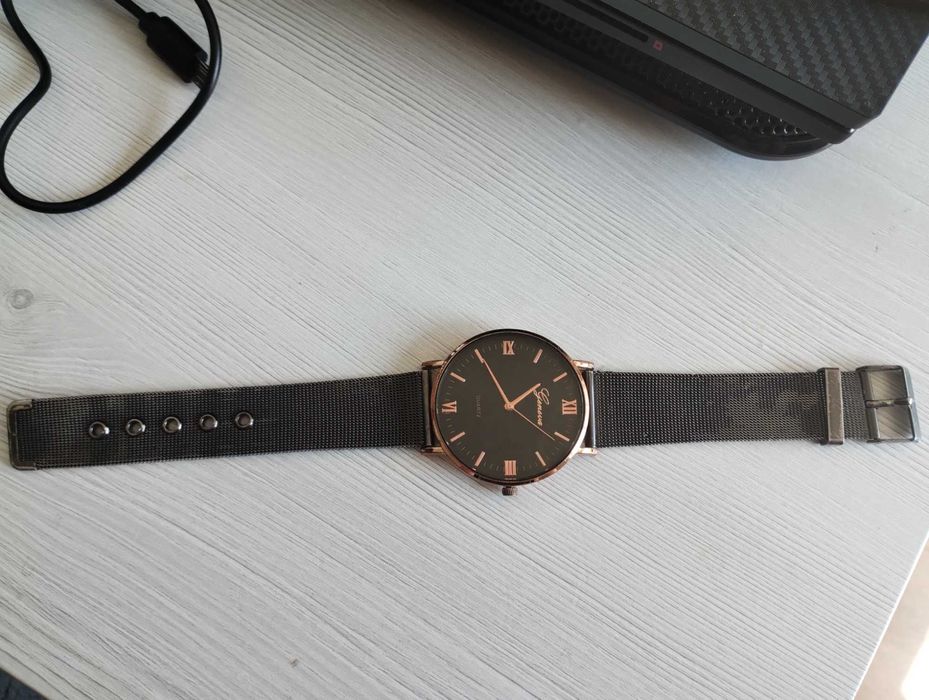 Zegarek damski czarny Geneva