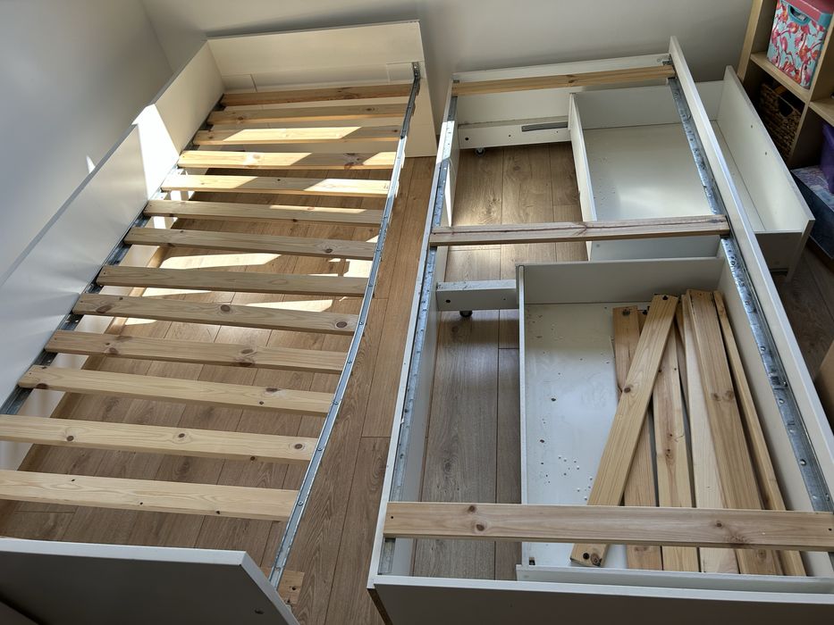 Łóżko -BRIMNES Rama leżanki z IKEA  80x200