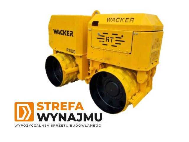 Walec kołkowy okołkowany zagęszczarka Wacker Neuson wynajem