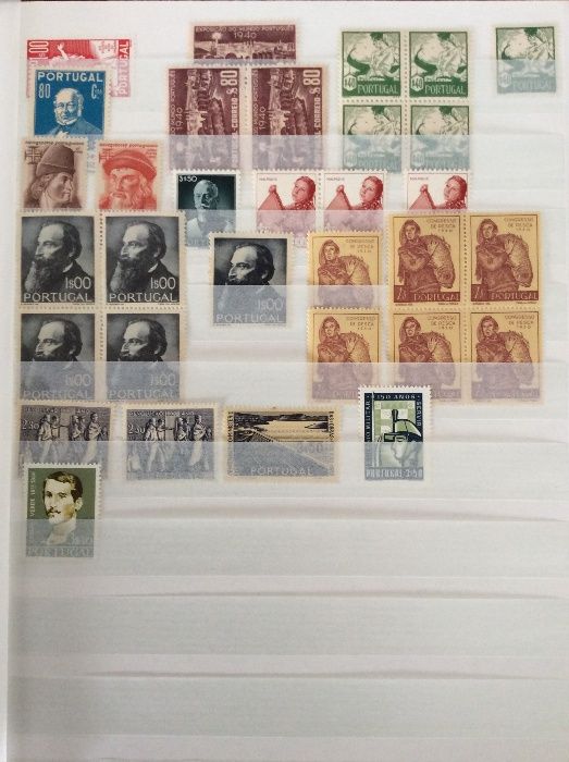 Selos isolados, par e quadras 1937 a 1957 (novos)