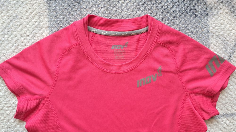Koszulka biegowa Inov S różowa