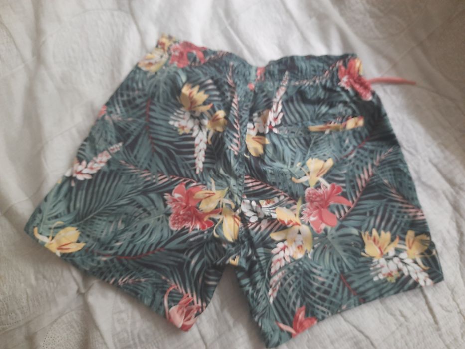 Dwie pary spodenek H&M, spodenki kąpielowe rozmiar S