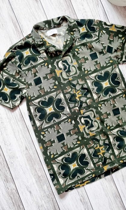 Чоловіче поло сорочка бавовняна у принт мужская шведка