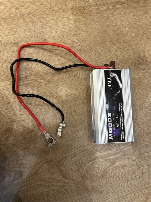 Інвертор 12-220V 2000/4000W Чистий Синус для котла та холодильника