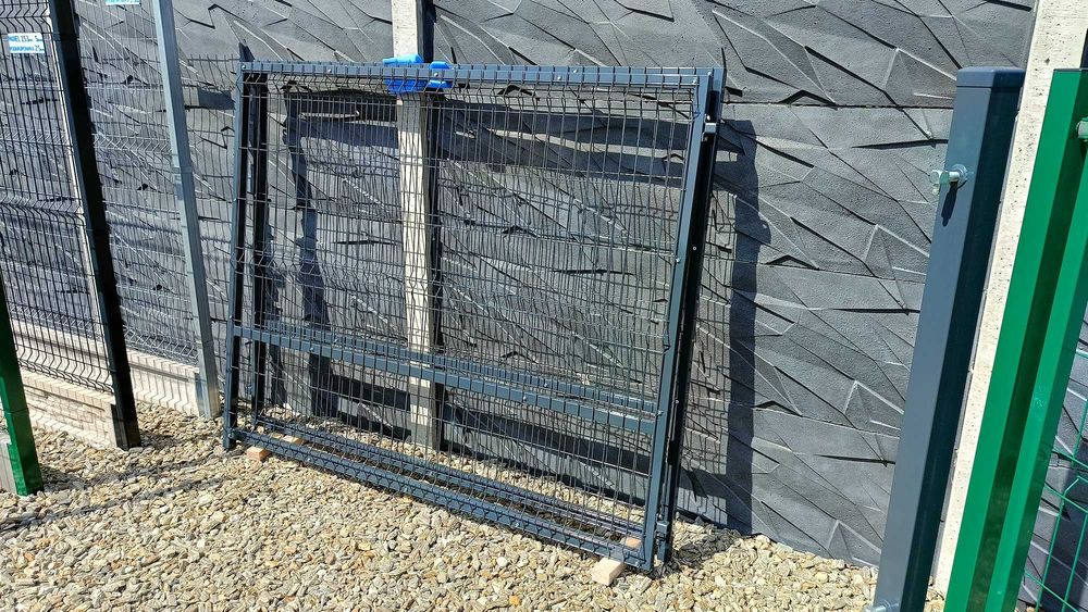 Brama skrzydłowa 400x154cm panelowa 3D