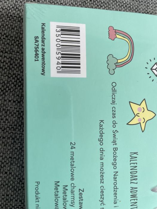 Kalendarz adwentowy dla dziewczynki- charms