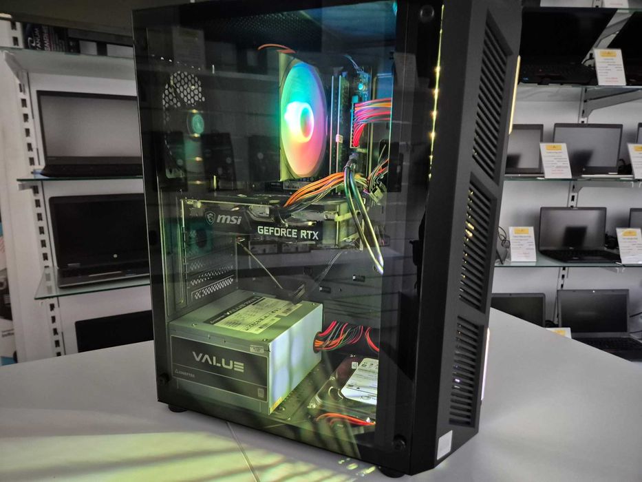 Komputer Aerocool Intel i5 Pamięć 16gb Dysk 480gb Rtx3050 6gb Win11 GW