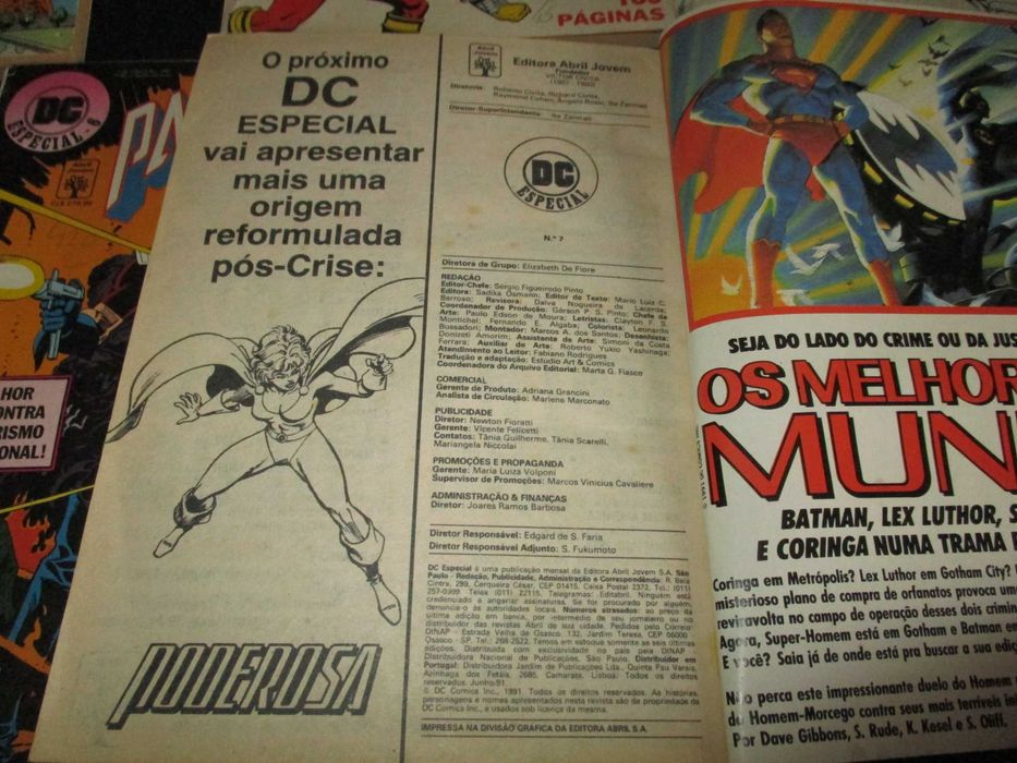 Livros revistas BD DC Especial Abril