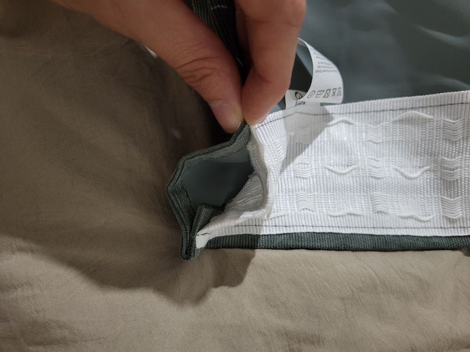 2 Cortinas Opacas Blackout Verde (JYSK)