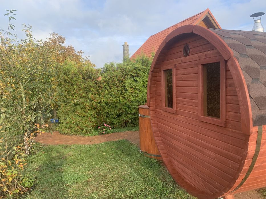 domek  nad jez. Długim  Okrągłe pow. Giżycko sauna, jakuzzi