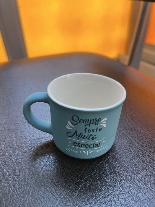 Chávena de café expresso “Francisco” com 2 lados personalizados - nova
