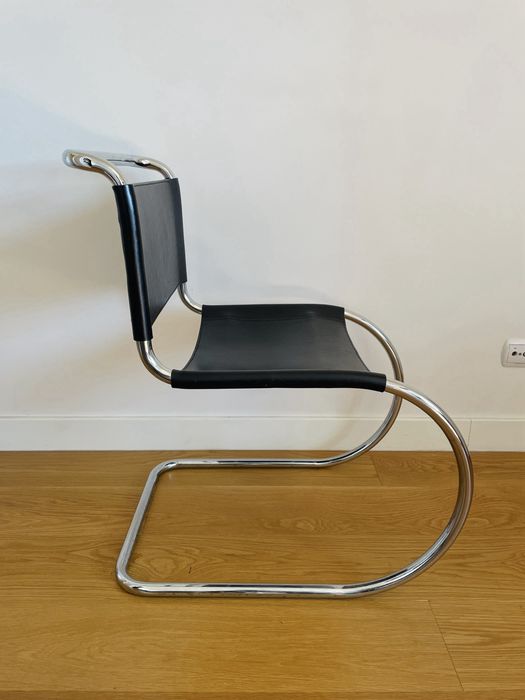 Par de cadeiras Mies van der Rohe modelo MR 10 originais