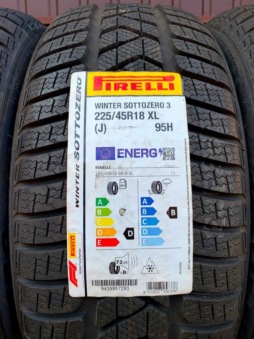 225/45 R18 95H Pirelli Winter Sottozero 3 / Нові зимові шини