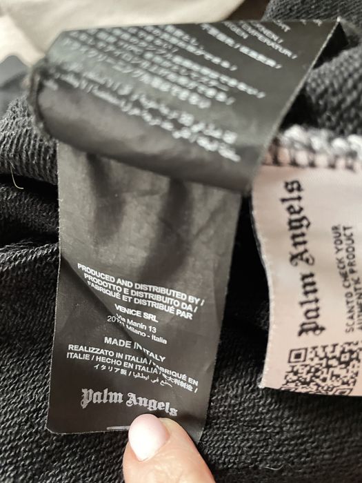 Czarna bluza Palm Angels, rozm M
