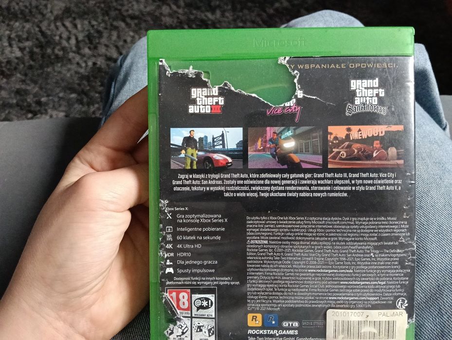 Płyta GTA the thrilogy