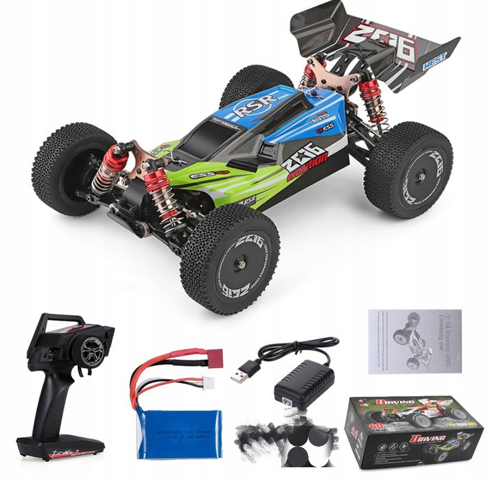 Samochód RC 4x4 Skała 1:14 55km/h ZIELONY
