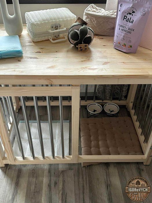 Вольер для собаки, раскладной манеж для щенков в квартиру