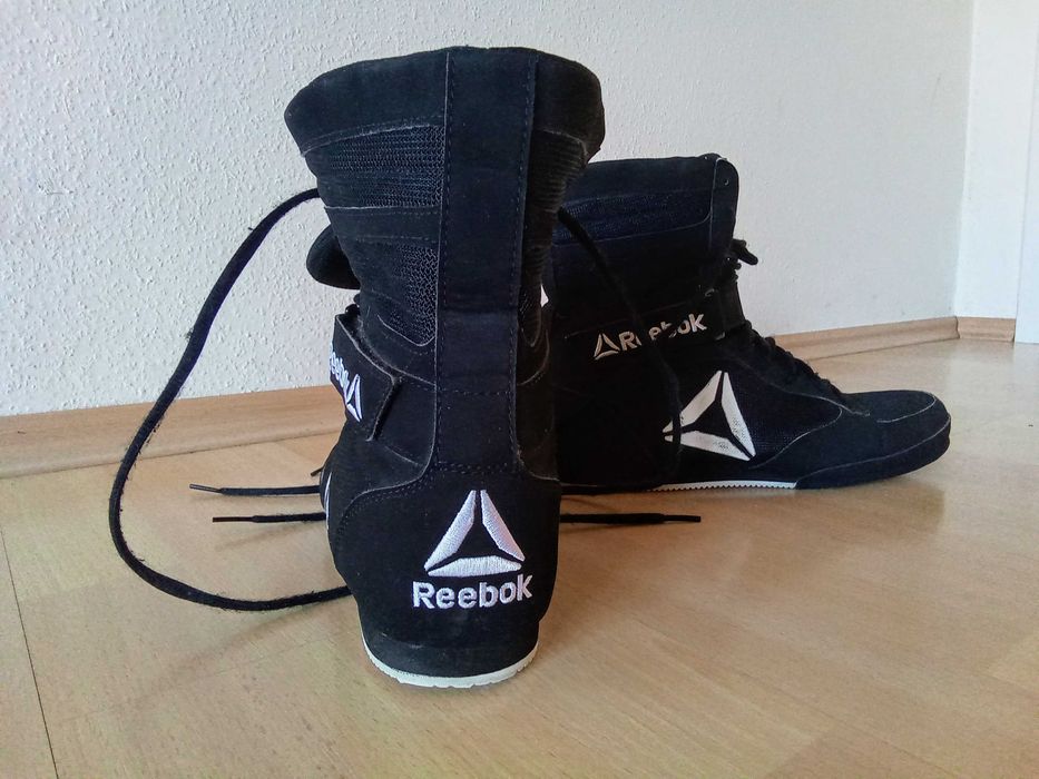 Buty Reebok - Boxing Boot-Buck CN4942 Black/White IDEALNE !