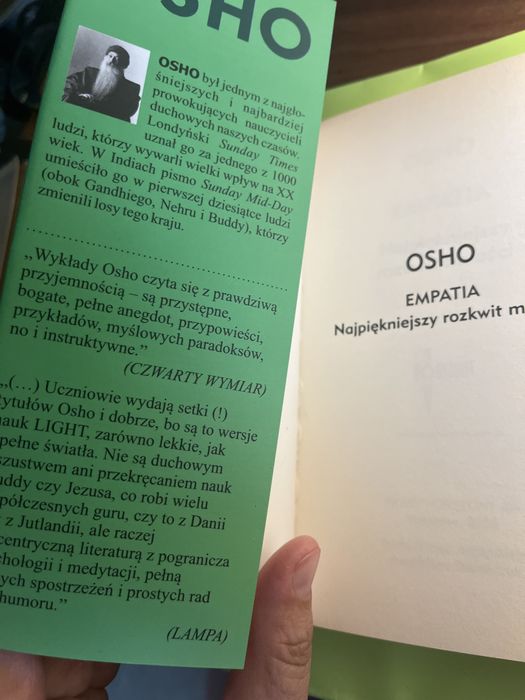 OSHO Empatia najpiękniejszy rozkwit miłości